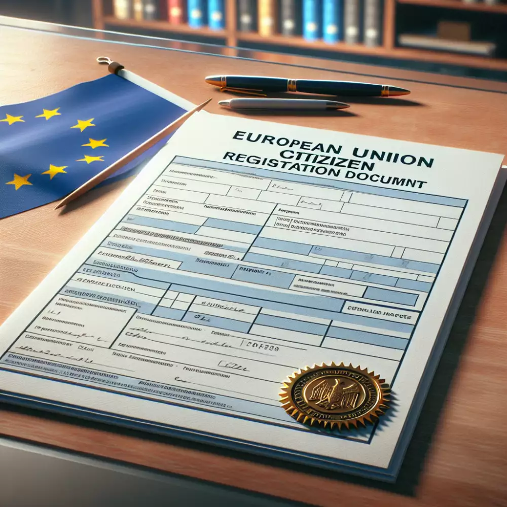 osvědčení o registraci občana eu